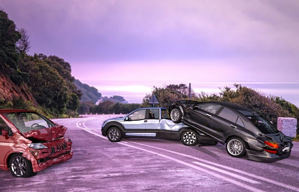Who Is at Fault in a Three-Car Accident?